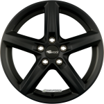 RC DESIGN - RC24 SCHWARZ KLAR MATT (SKM) 6X15 LK:4/100 ET:46 ML:54,1